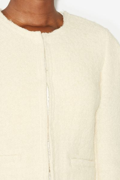 Pully jacket - Ecru - Woman - 3