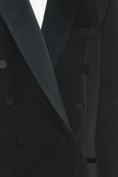 Peagan plain wool jacket - Black - Woman - 6