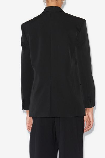 Peagan plain wool jacket - Black - Woman - 10