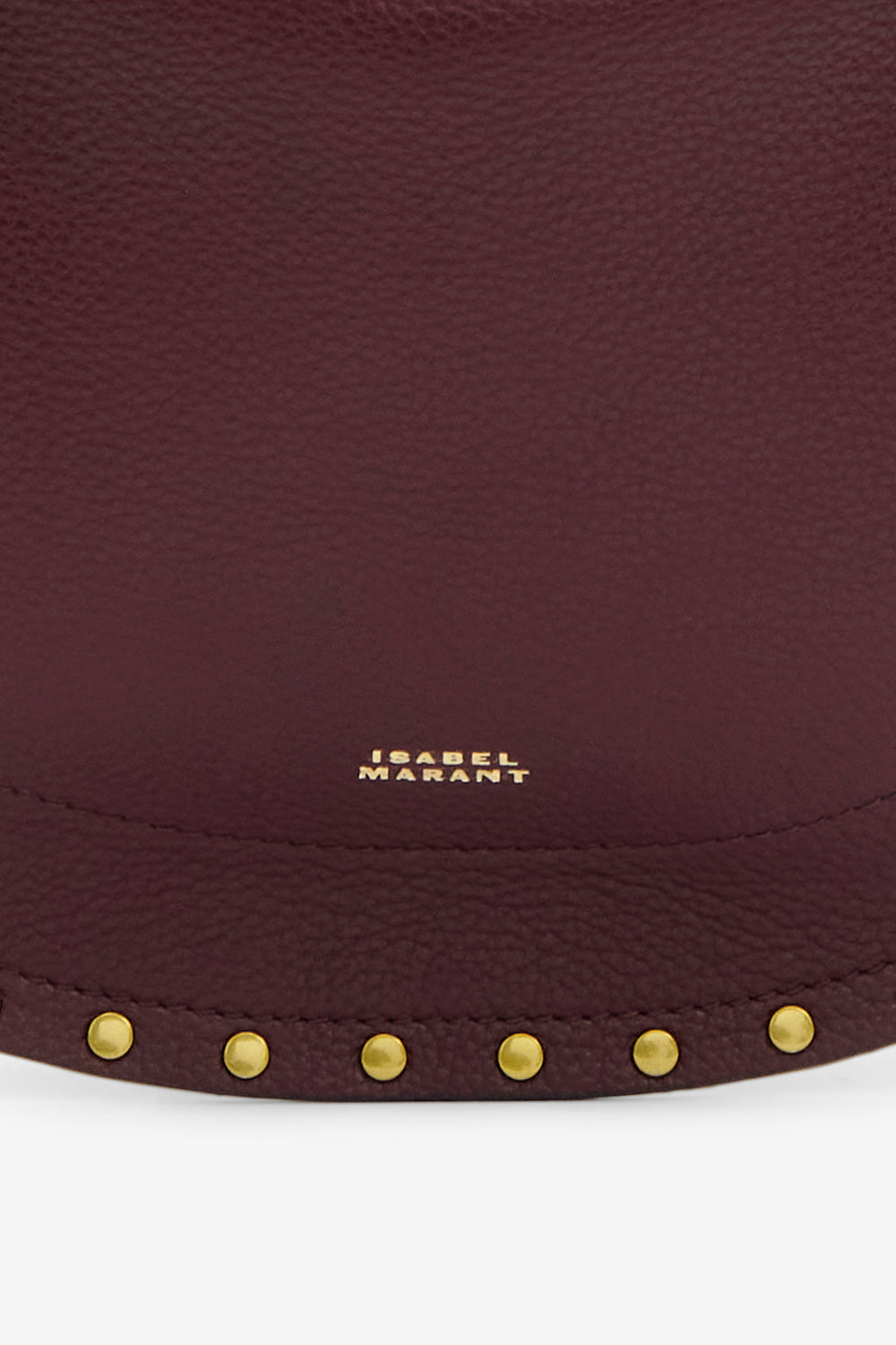 Oskan soft zip leather shoulder bag - Burgundy - Woman - 2