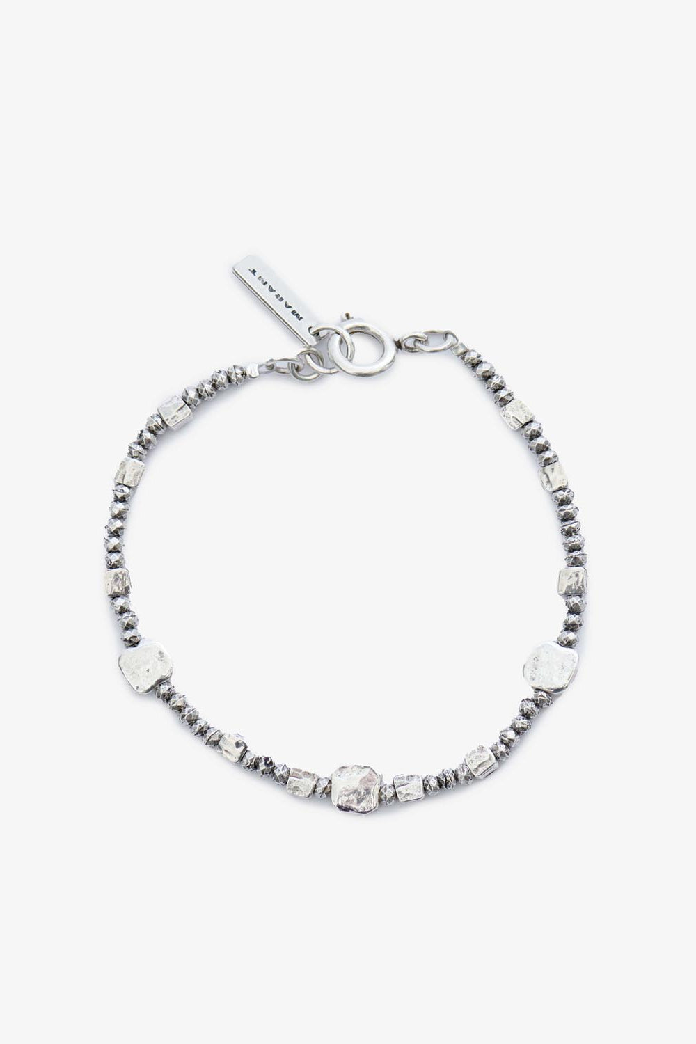 Gary beaded bracelet - Silver - Man - 1