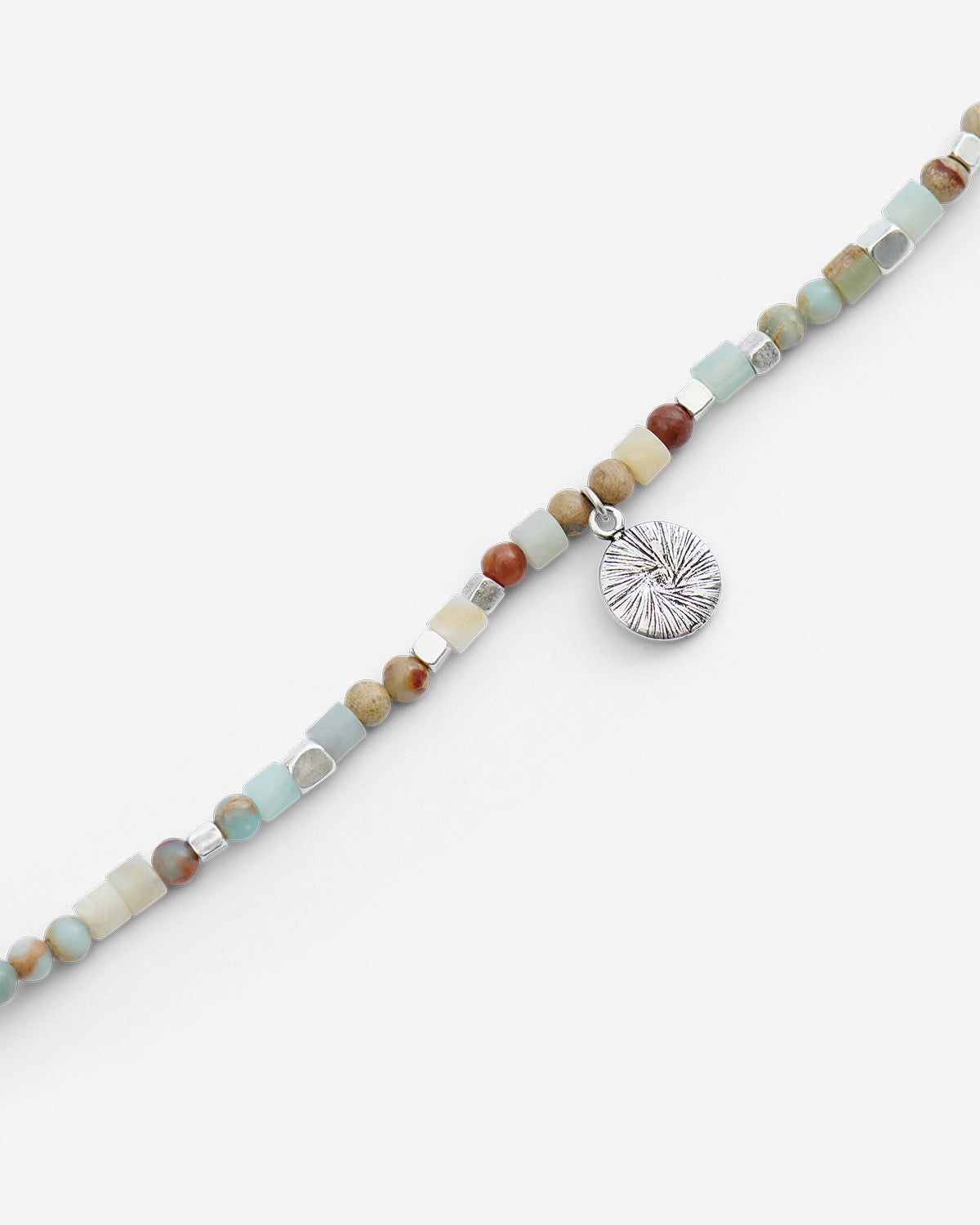 Pierce bracelet Man Pastel green-silver 2