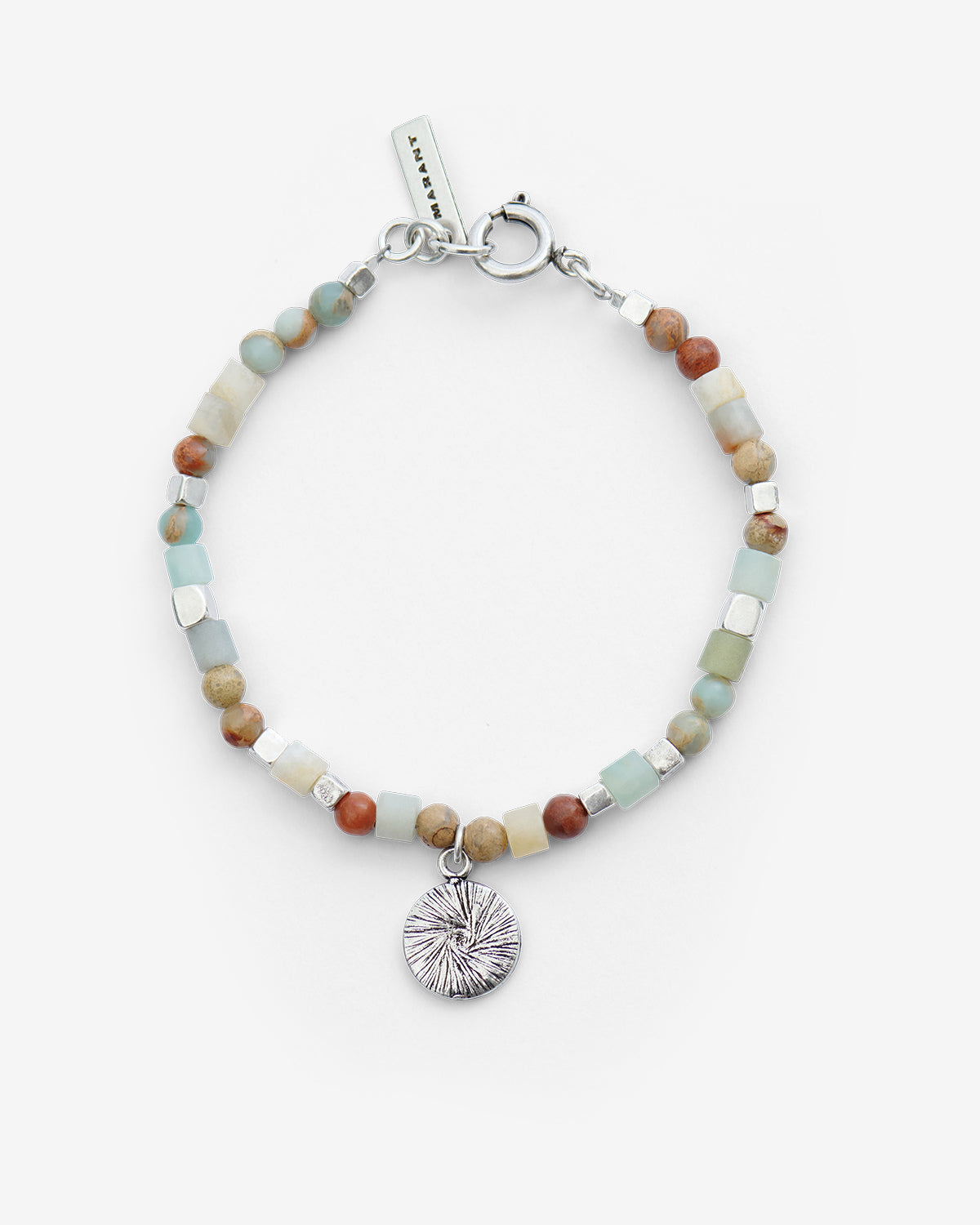 Pierce bracelet Man Pastel green-silver 1