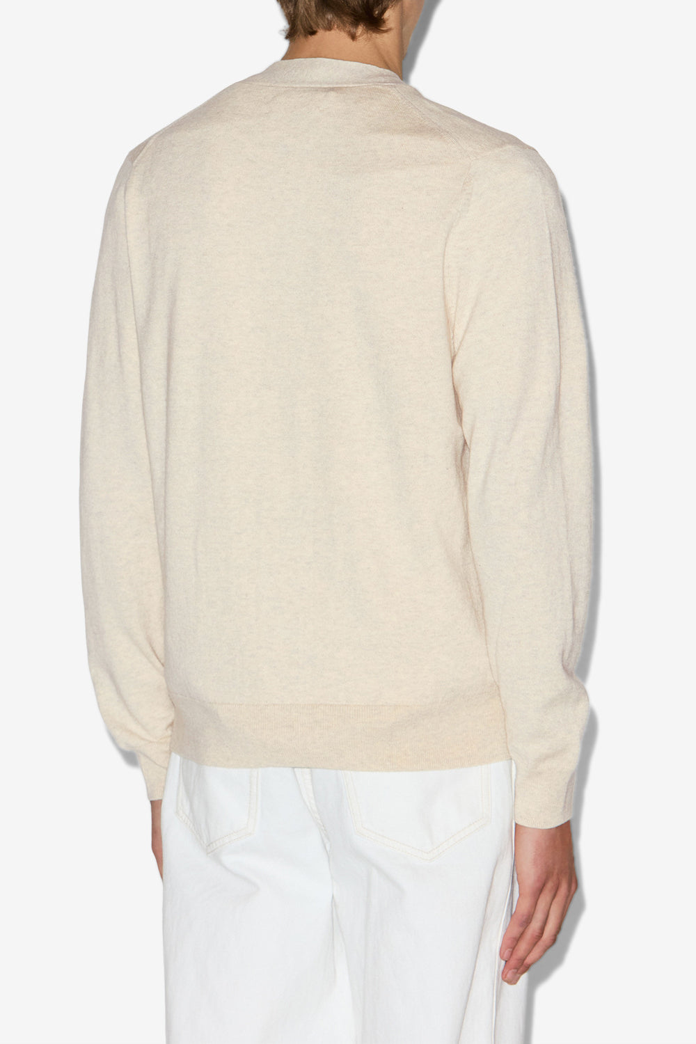 Cardigan melvin - Gris clair-rose - Man - 5