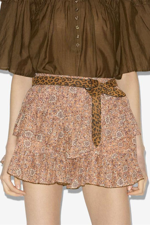 Lecce tie belt - Leopard - Woman - 4