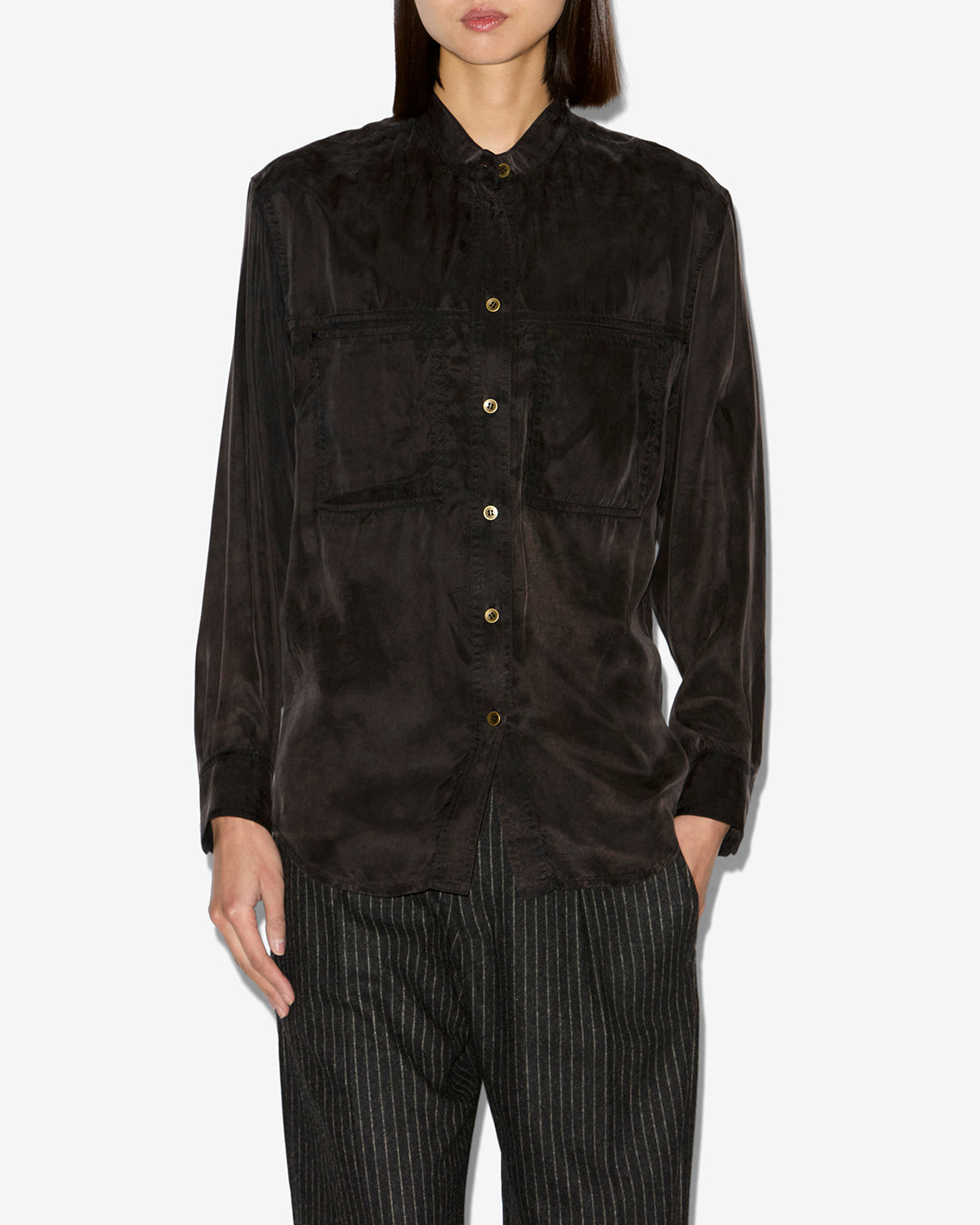 Chemise zetta Woman Noir délavé 5