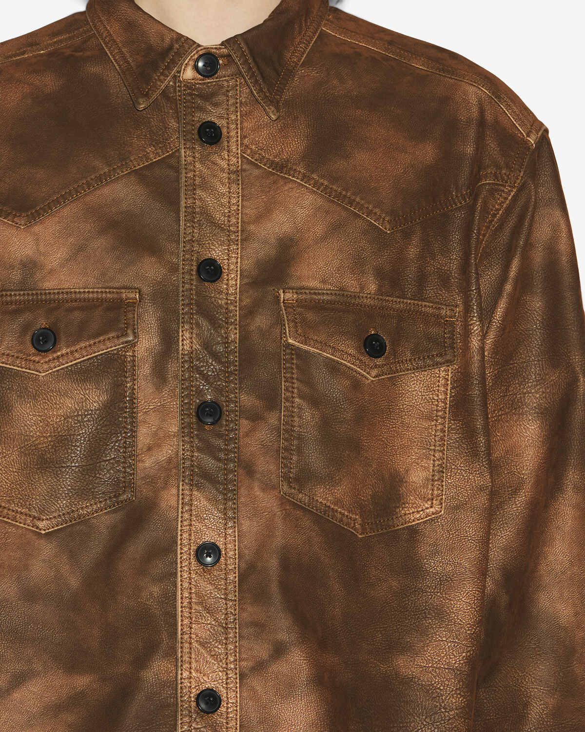 Camisa kadrian Man Tabacco 2