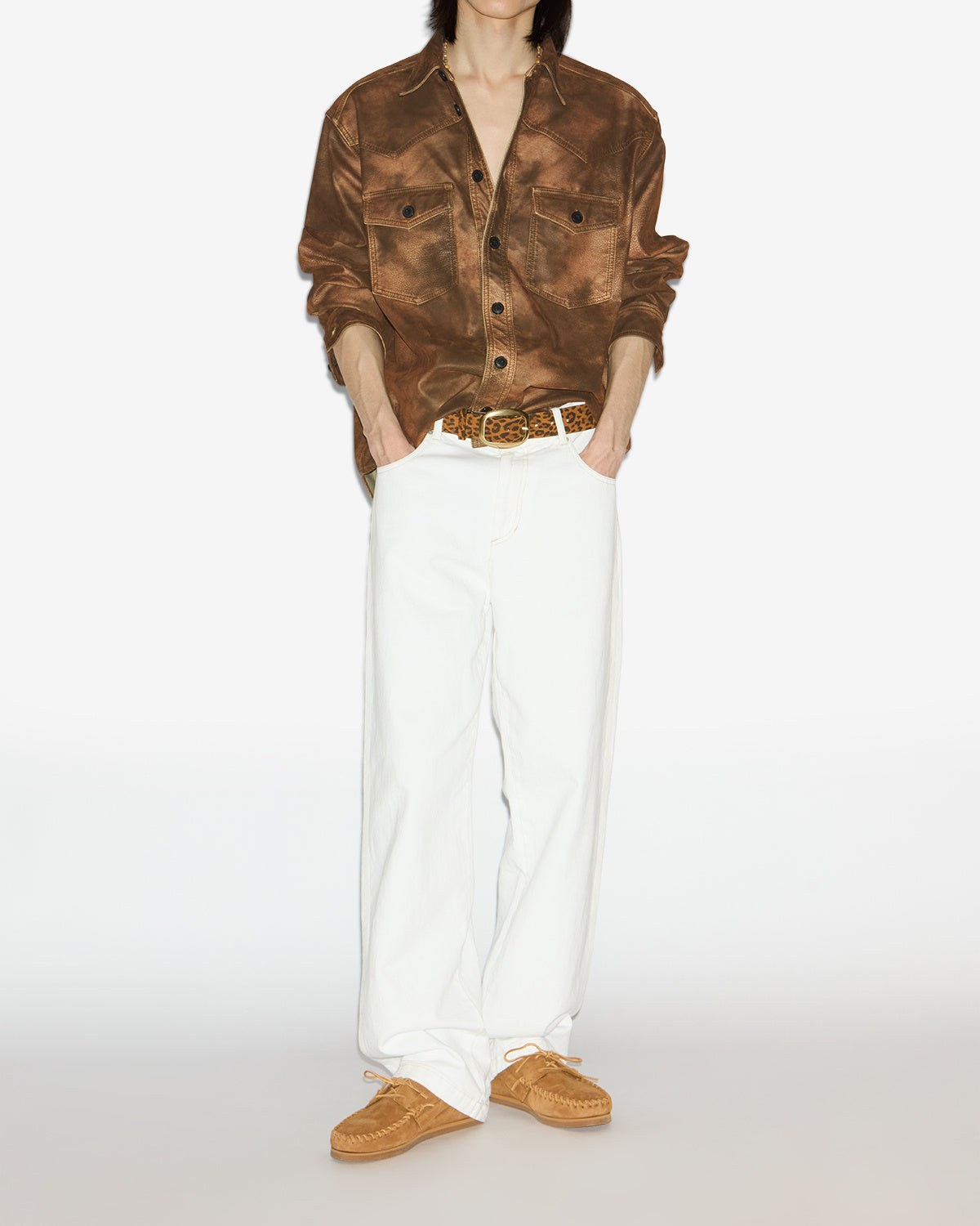 Camisa kadrian Man Tabacco 4