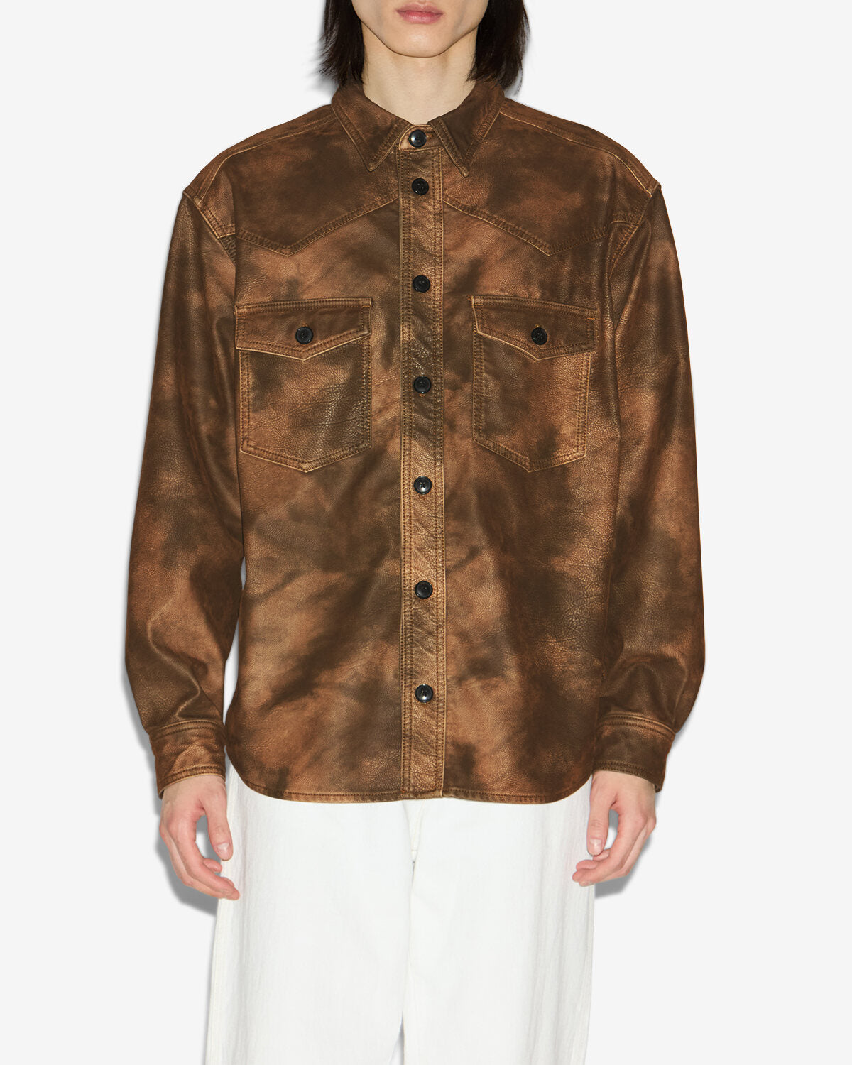 Camisa kadrian Man Tabacco 5
