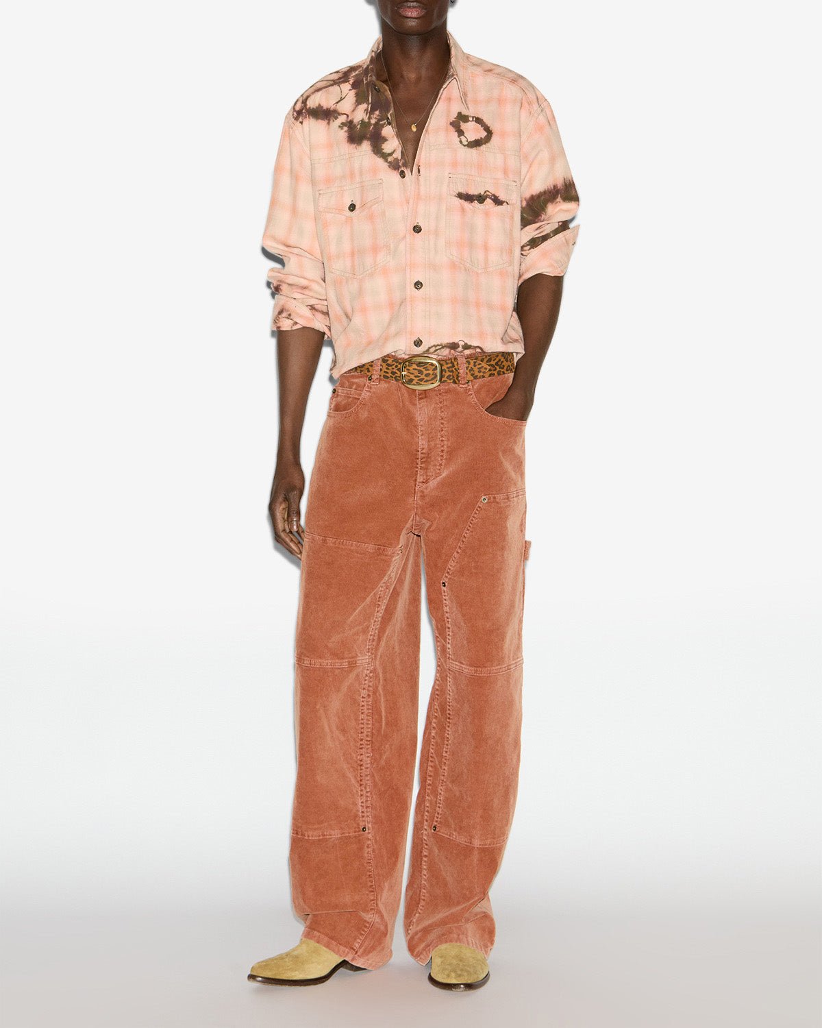 Suli shirt Man Faded peach 4