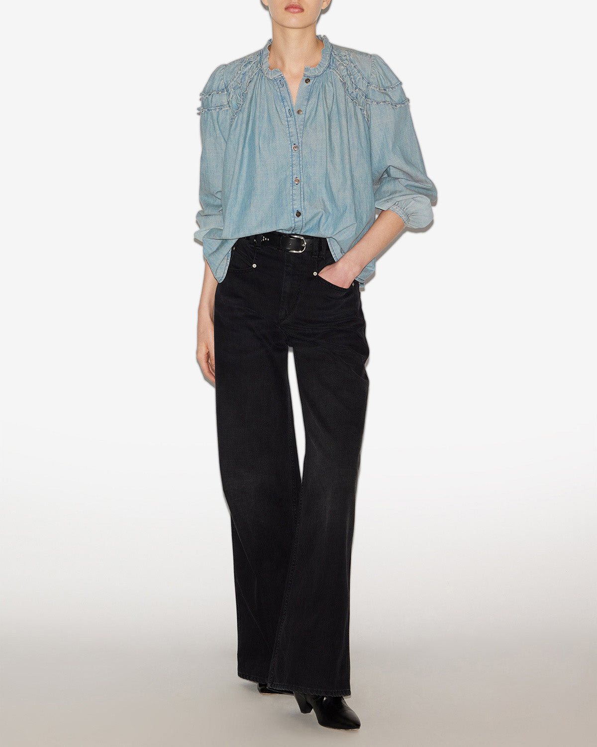 Milya blouse Woman Blue 4