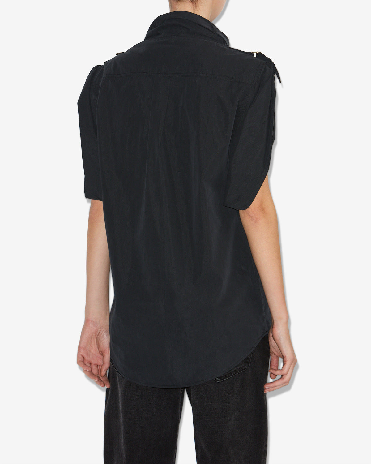 Top nemia Woman Nero lavato 3