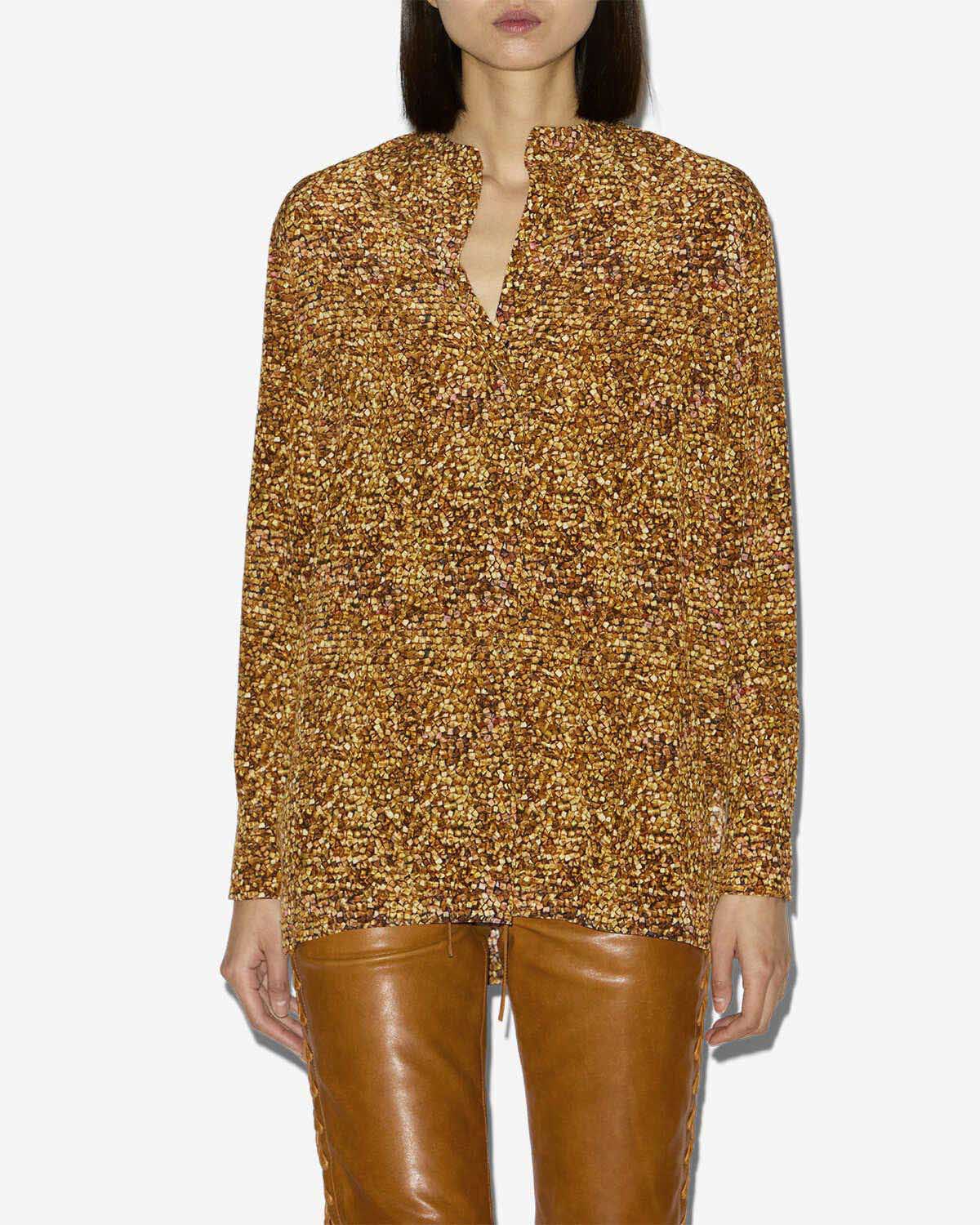 Sima blouse Woman Ochre 2