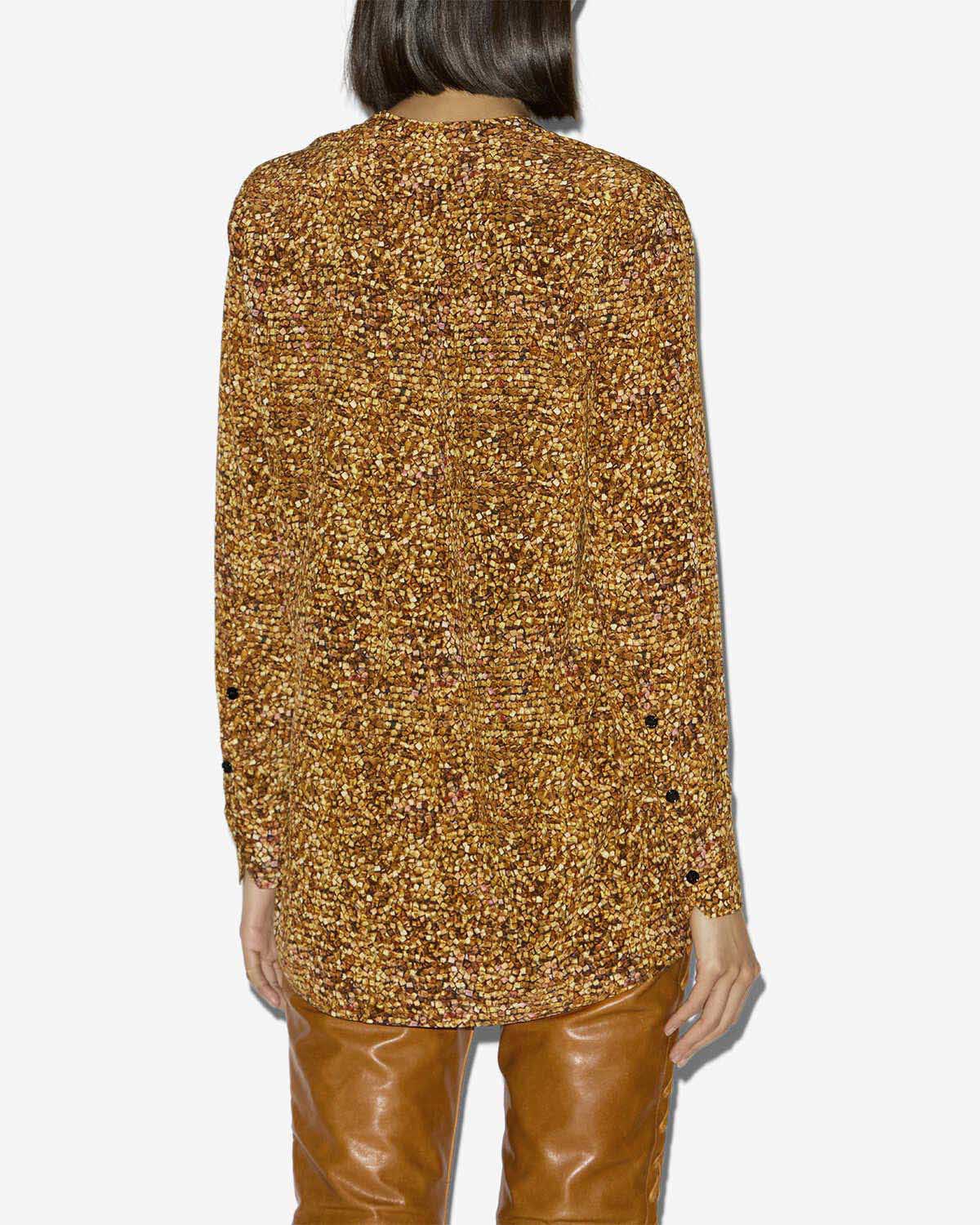 Sima blouse Woman Ochre 3