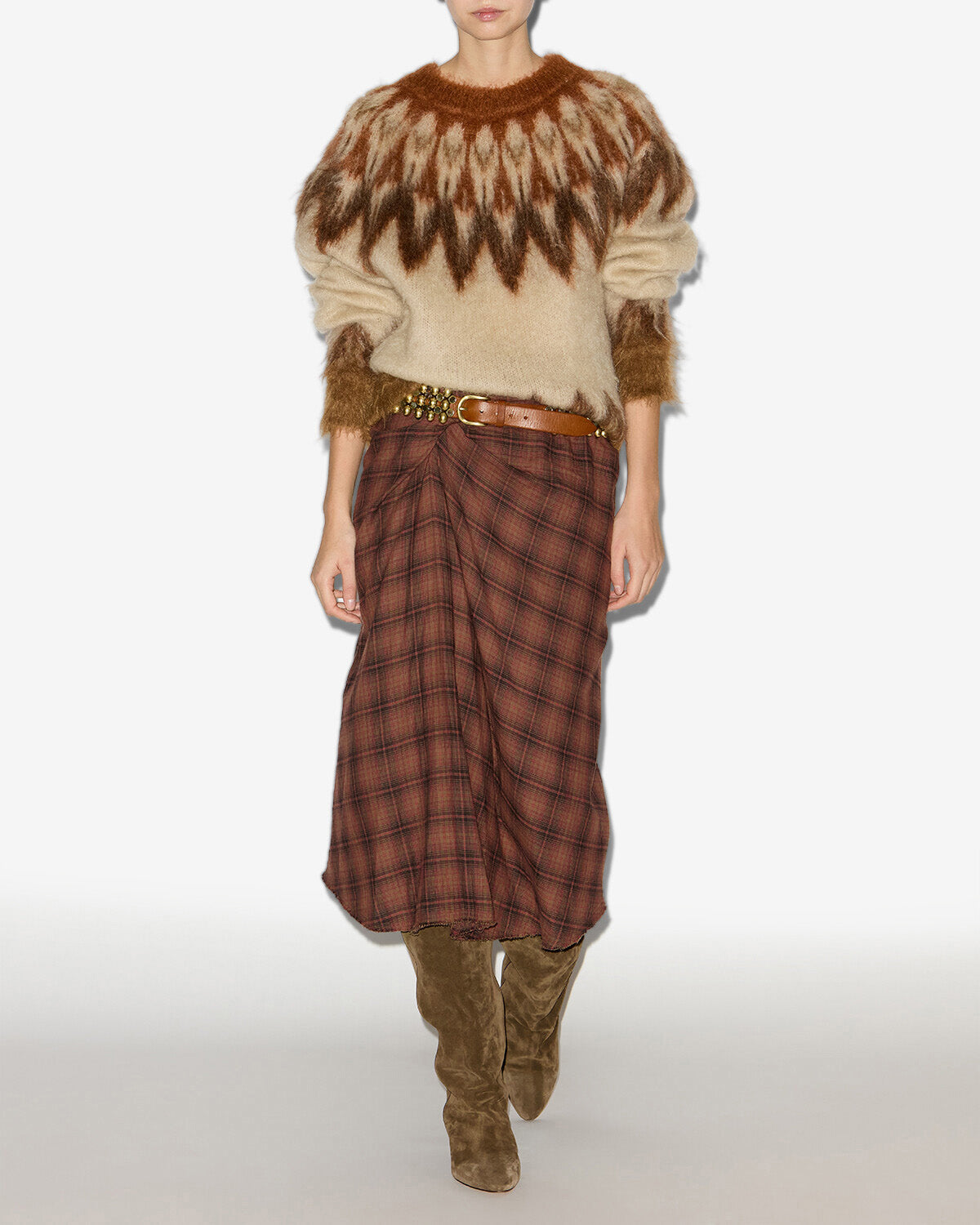 Nicole skirt Woman Dark bronze 4