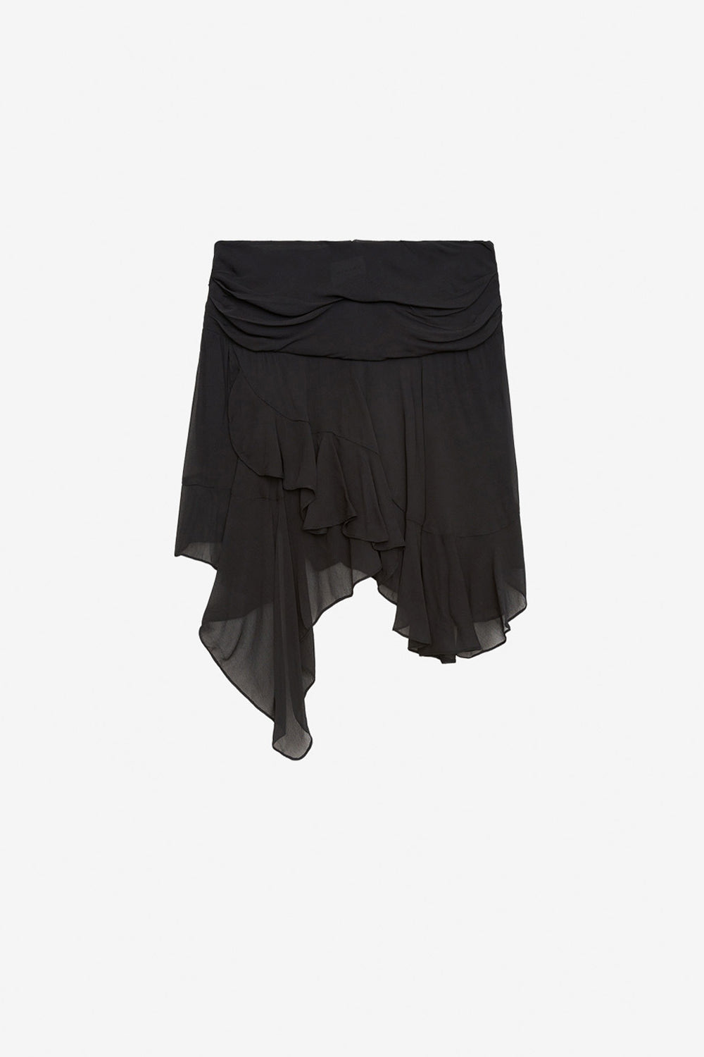 Berenicia short frilly skirt - Black - Woman - 1