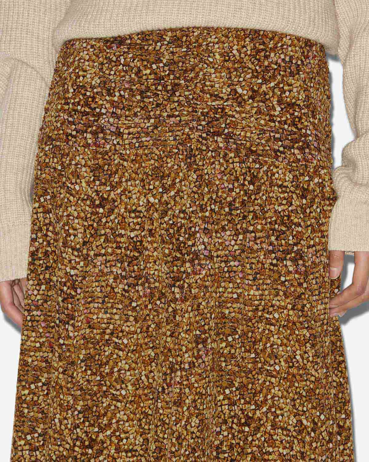 Jupe syana Woman Ocre 2