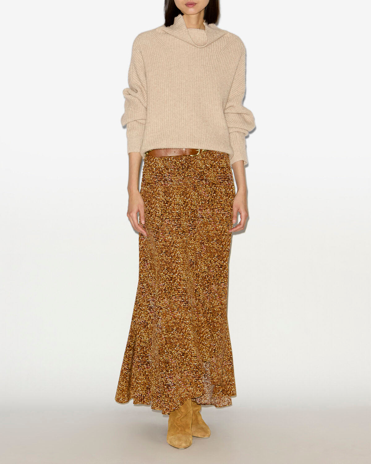 Syana skirt Woman Ochre 4