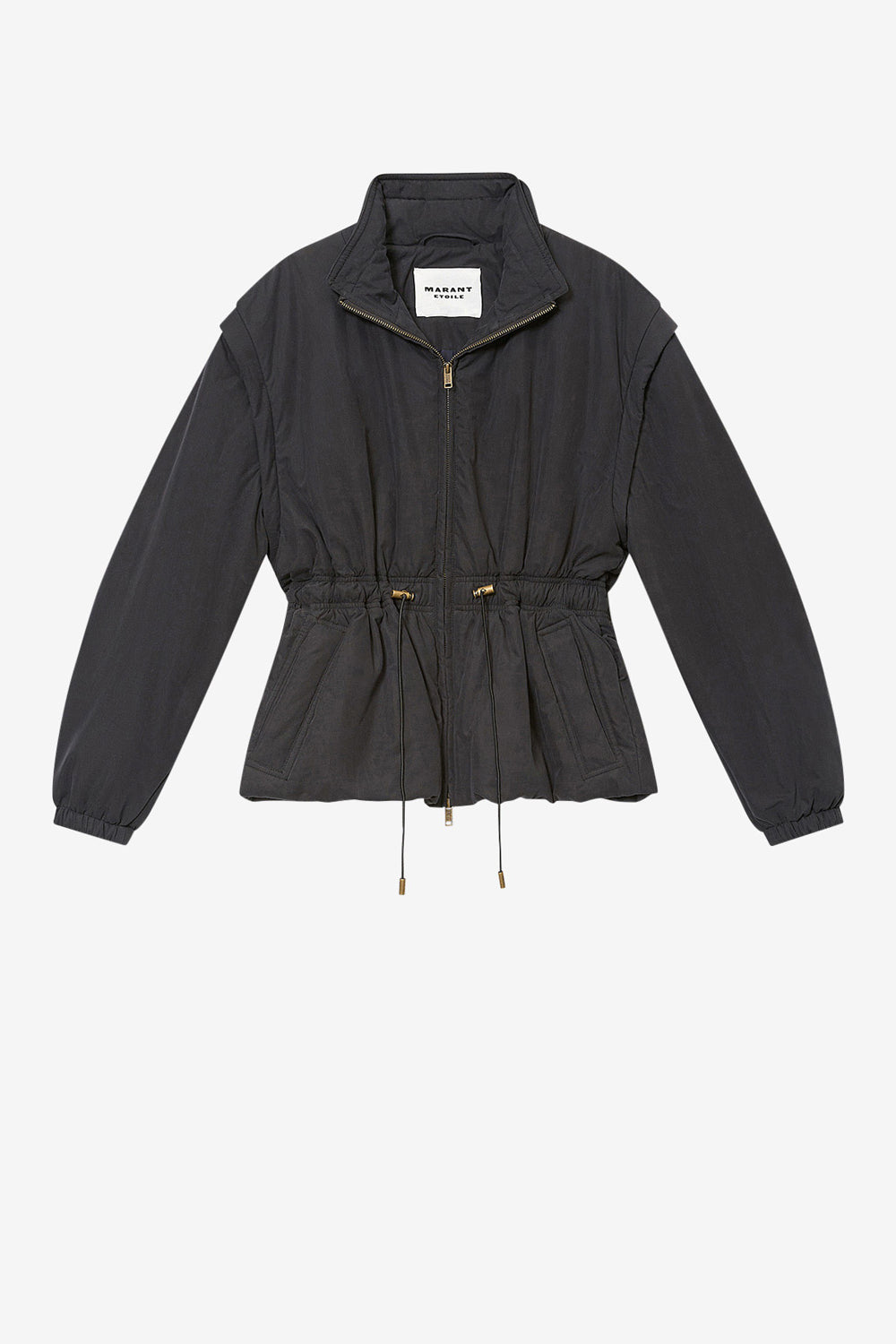 Manteau court zippé 2 en 1 dastyni - Noir délavé - Woman - 1