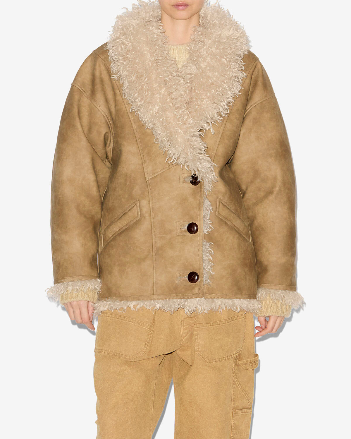 Clea coat Woman Taupe 5