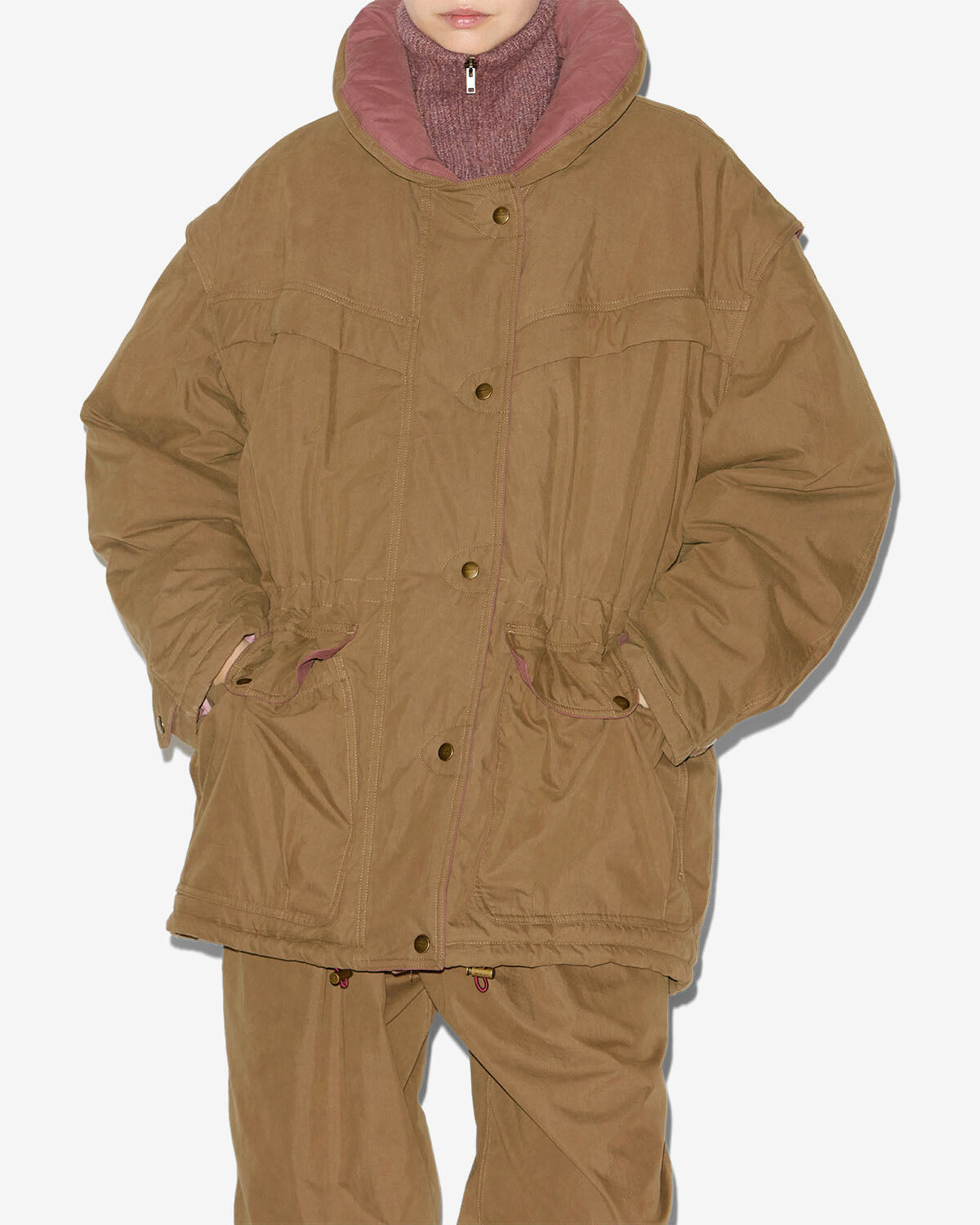 Damone coat Woman Khaki 5