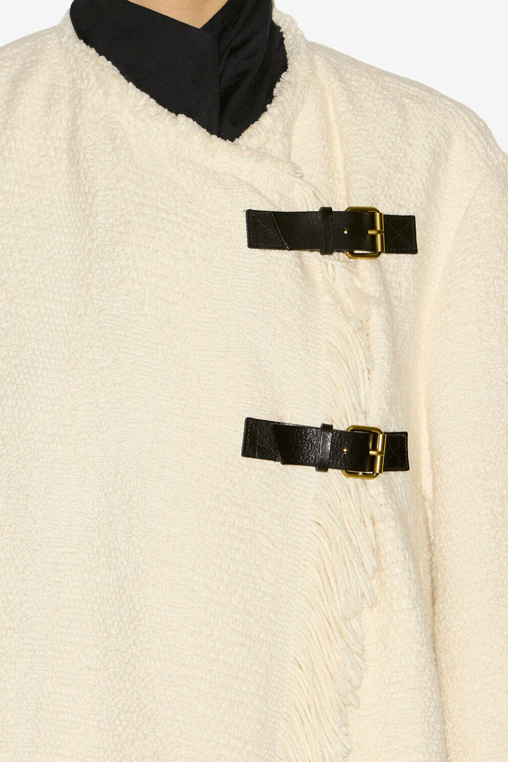 Manteau gameia en coton et lin - Écru - Woman - 3