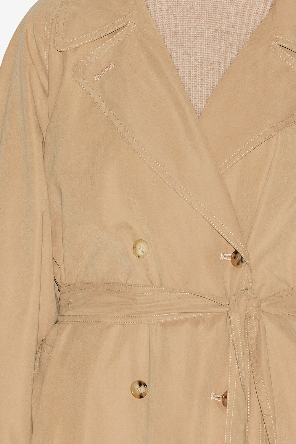 Manteau trench fluide elea - Beige - Woman - 3