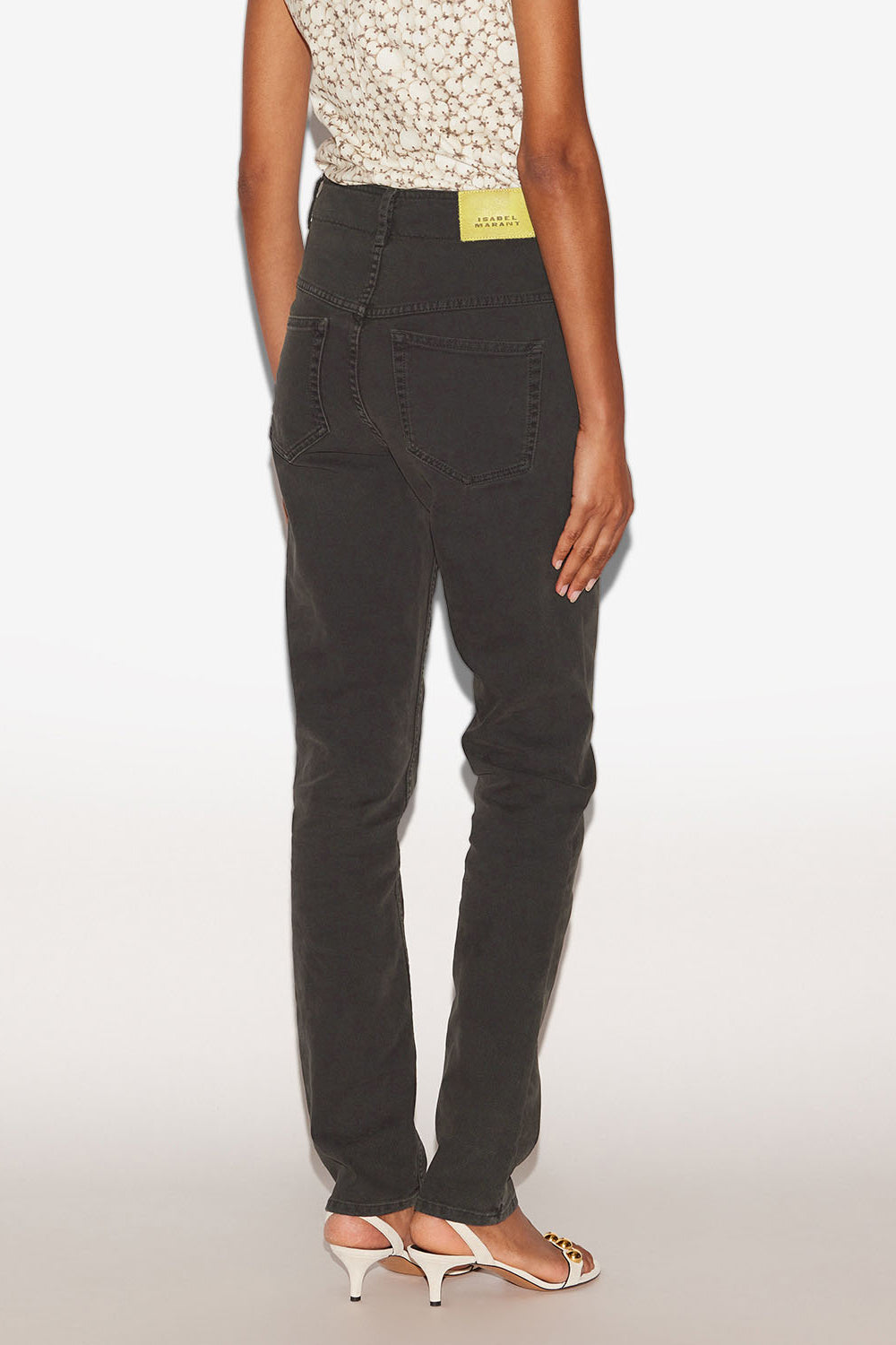 Jean slim niliane en denim - Noir délavé - Woman - 5