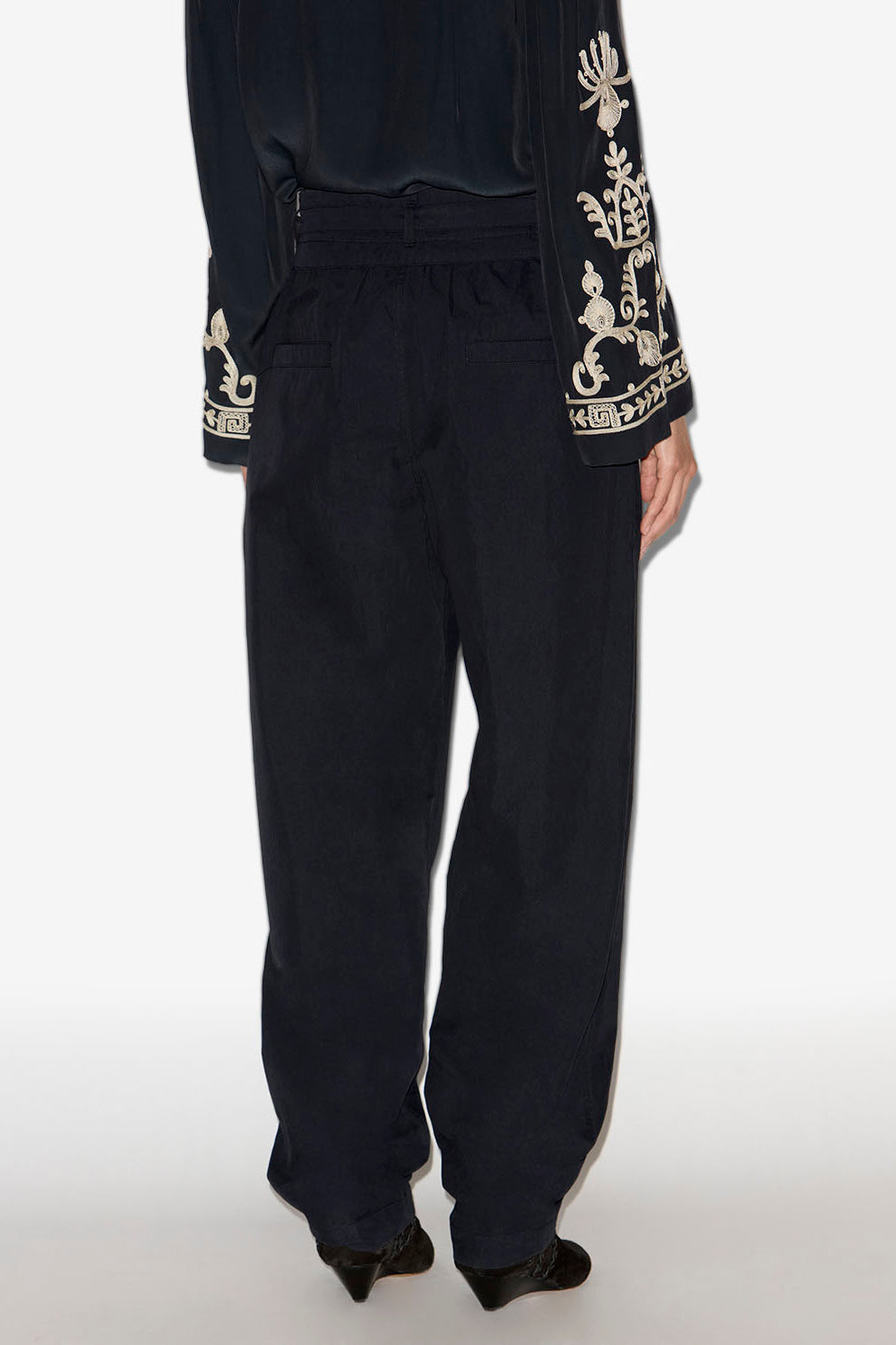 Celia sporty cotton pants - Black - Woman - 5