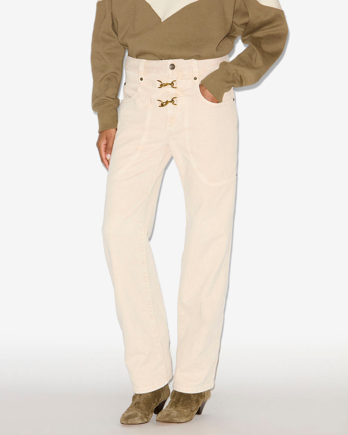 Brinley pants Woman Ecru 5