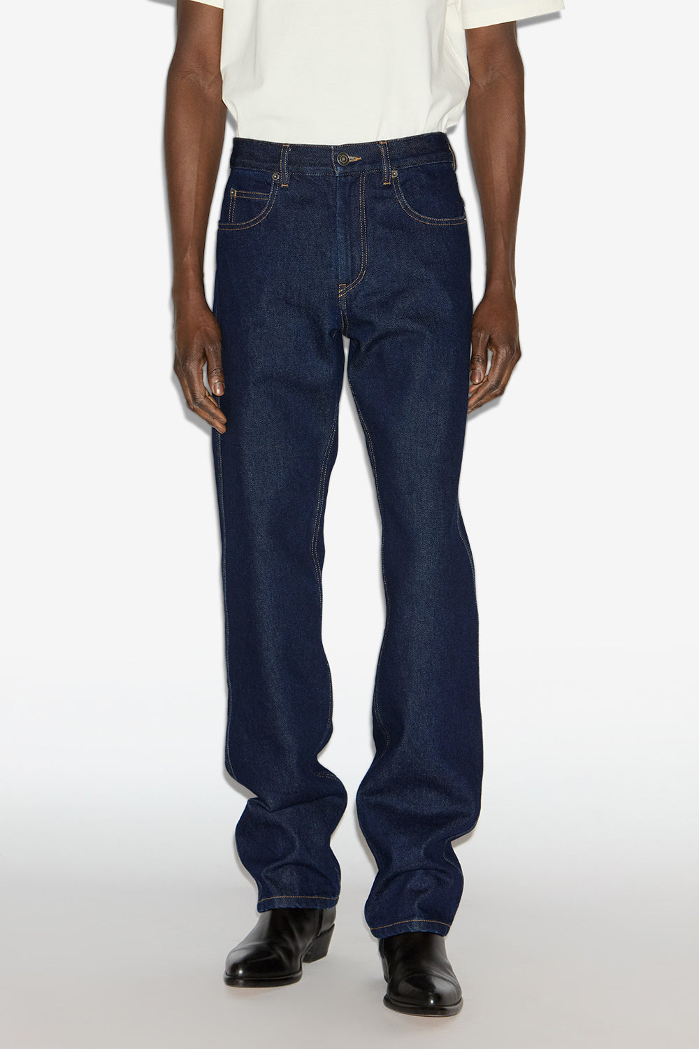 Hose lewys aus unbearbeitetem denim - Dark midnight - Man - 4