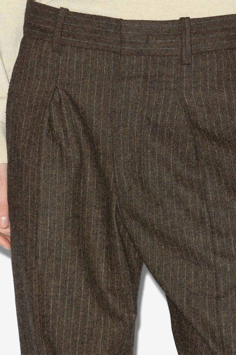 Pantalon tailleur lisetta en laine - Foncé bronze - Woman - 3