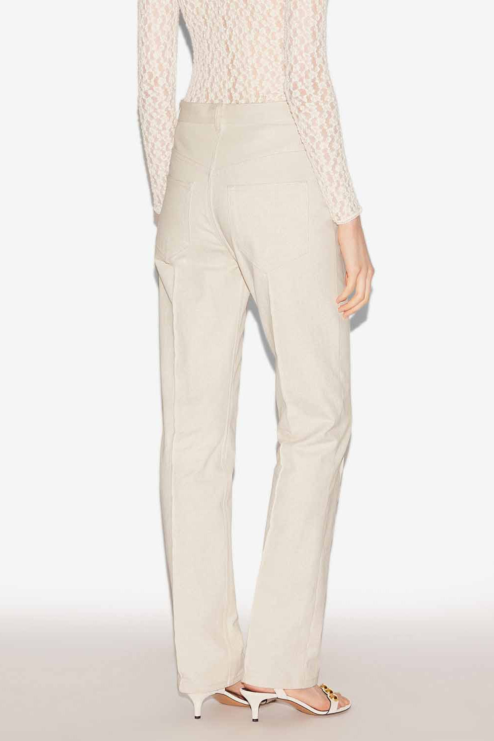 Jean lirokae en denim - Écru - Woman - 5