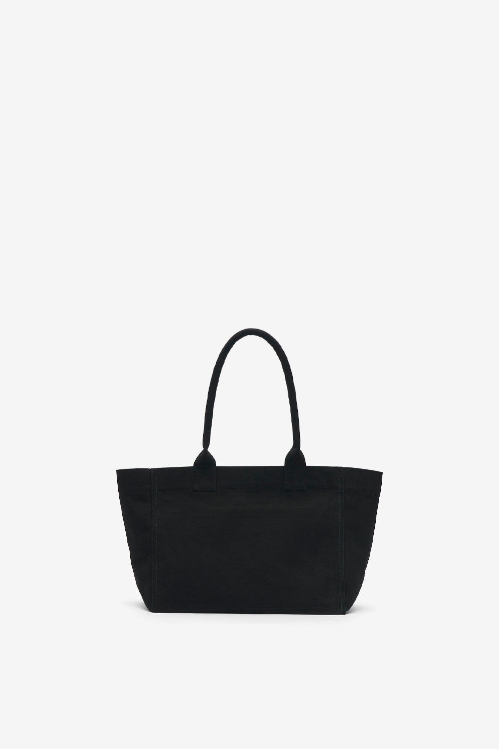 Small yenky faded cotton bag with logo - Black - Woman - 2