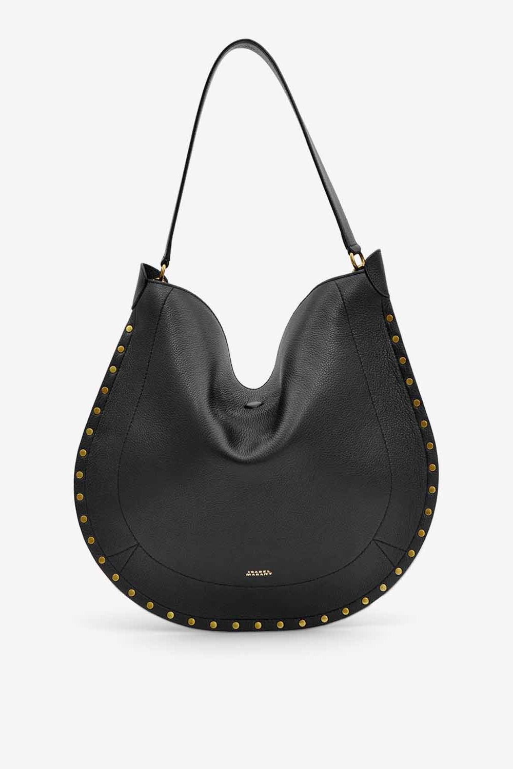 Oskan hobo soft grained calfskin leather handbag - Black - Woman - 1