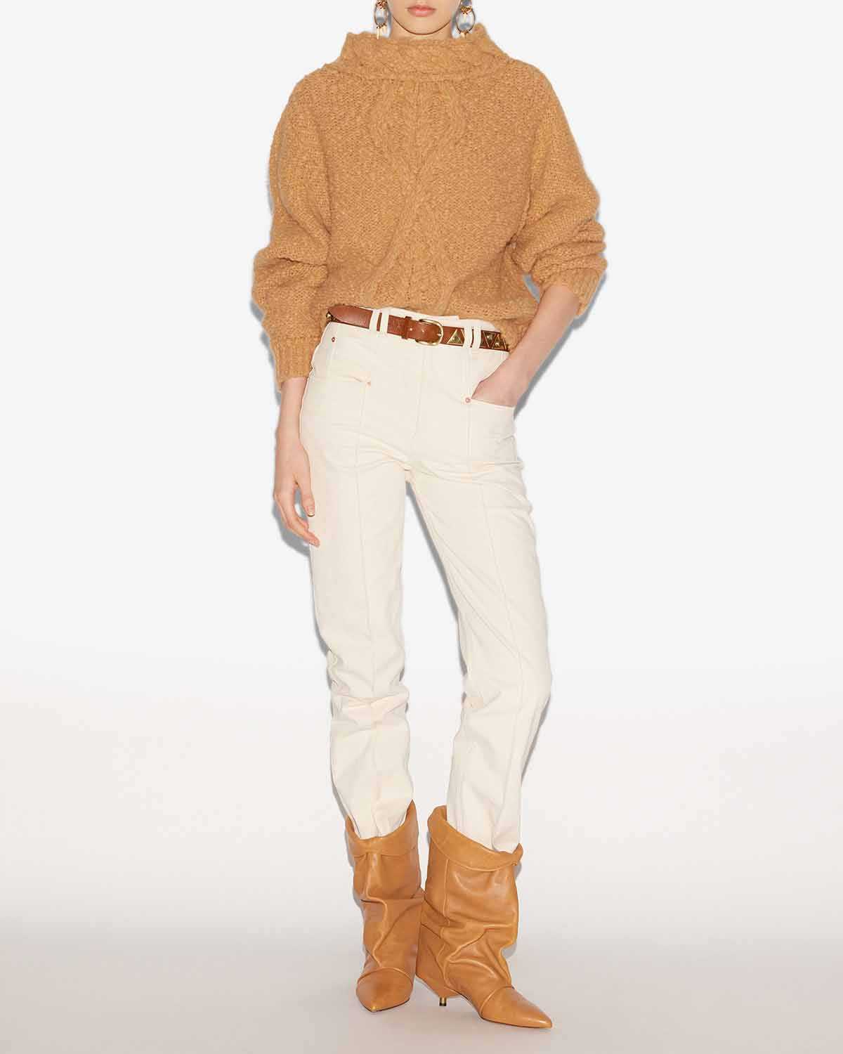 Romane sweater Woman Caramel 4