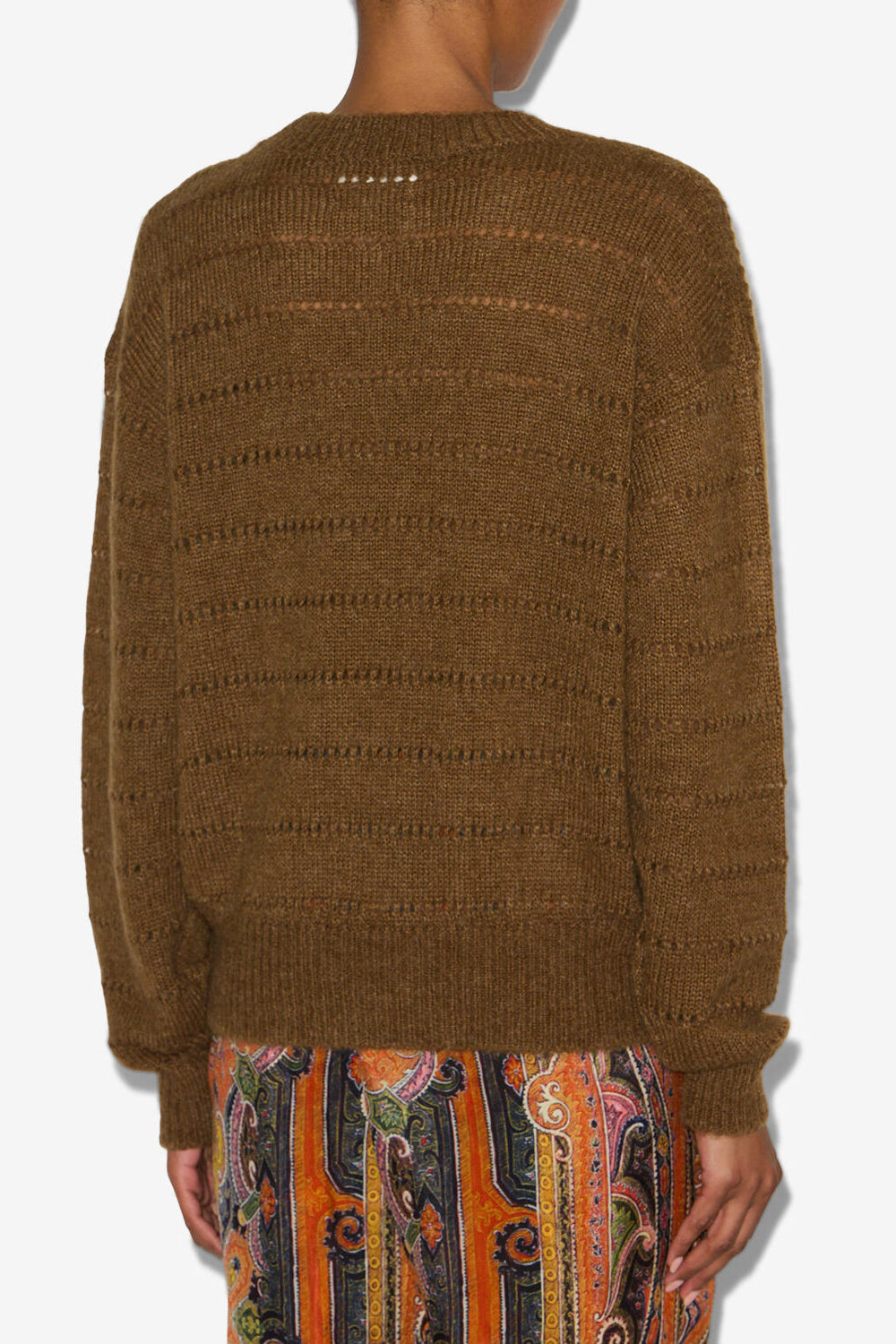 Yona openwork knit sweater - Bronze - Woman - 5