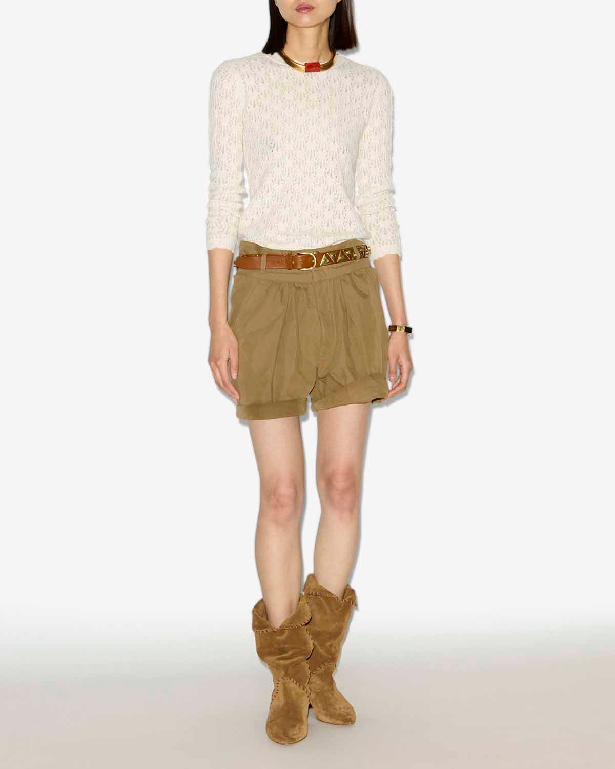 Obeline sweater Woman Ecru 4