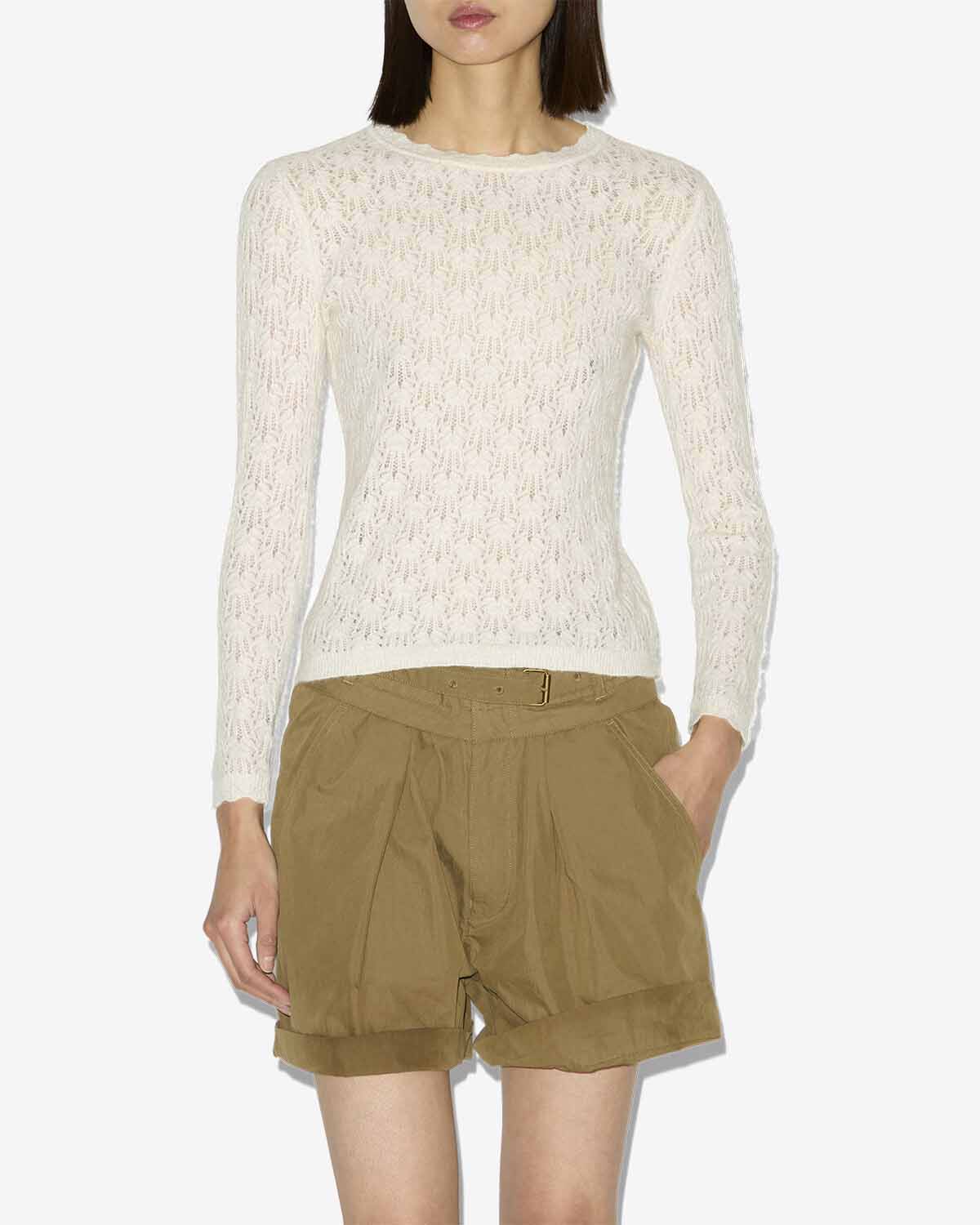 Obeline sweater Woman Ecru 5