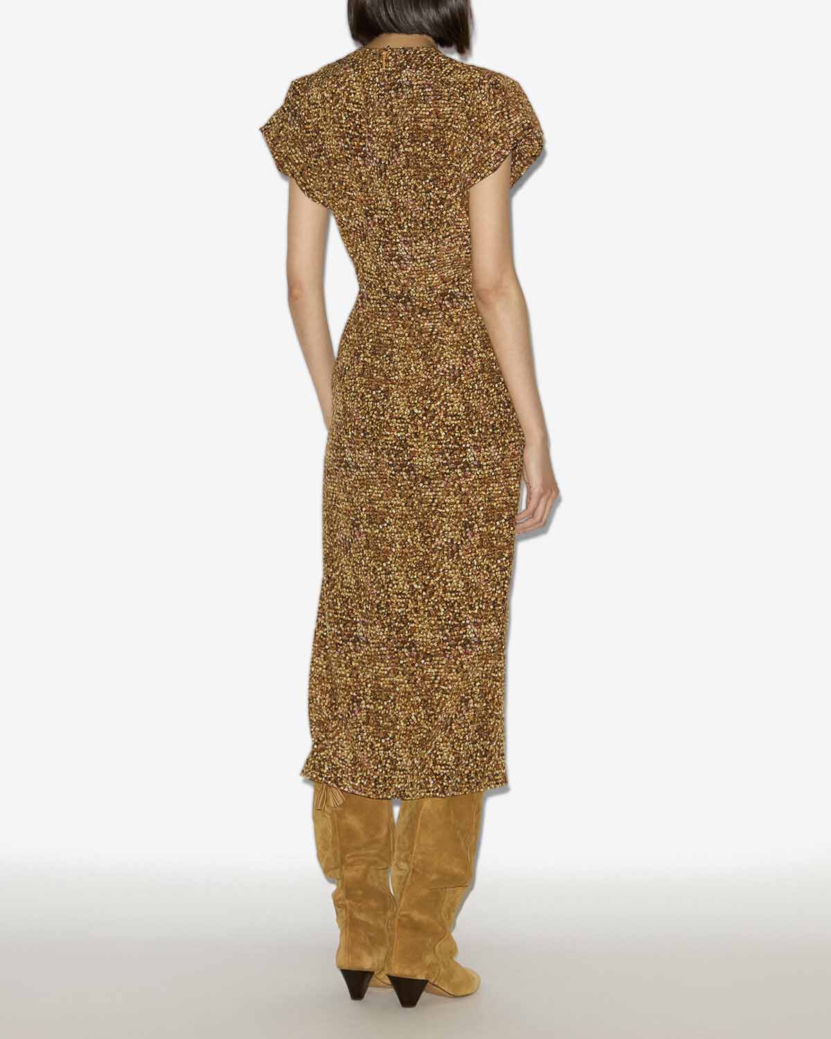 Vestido terena Woman Ochre 3