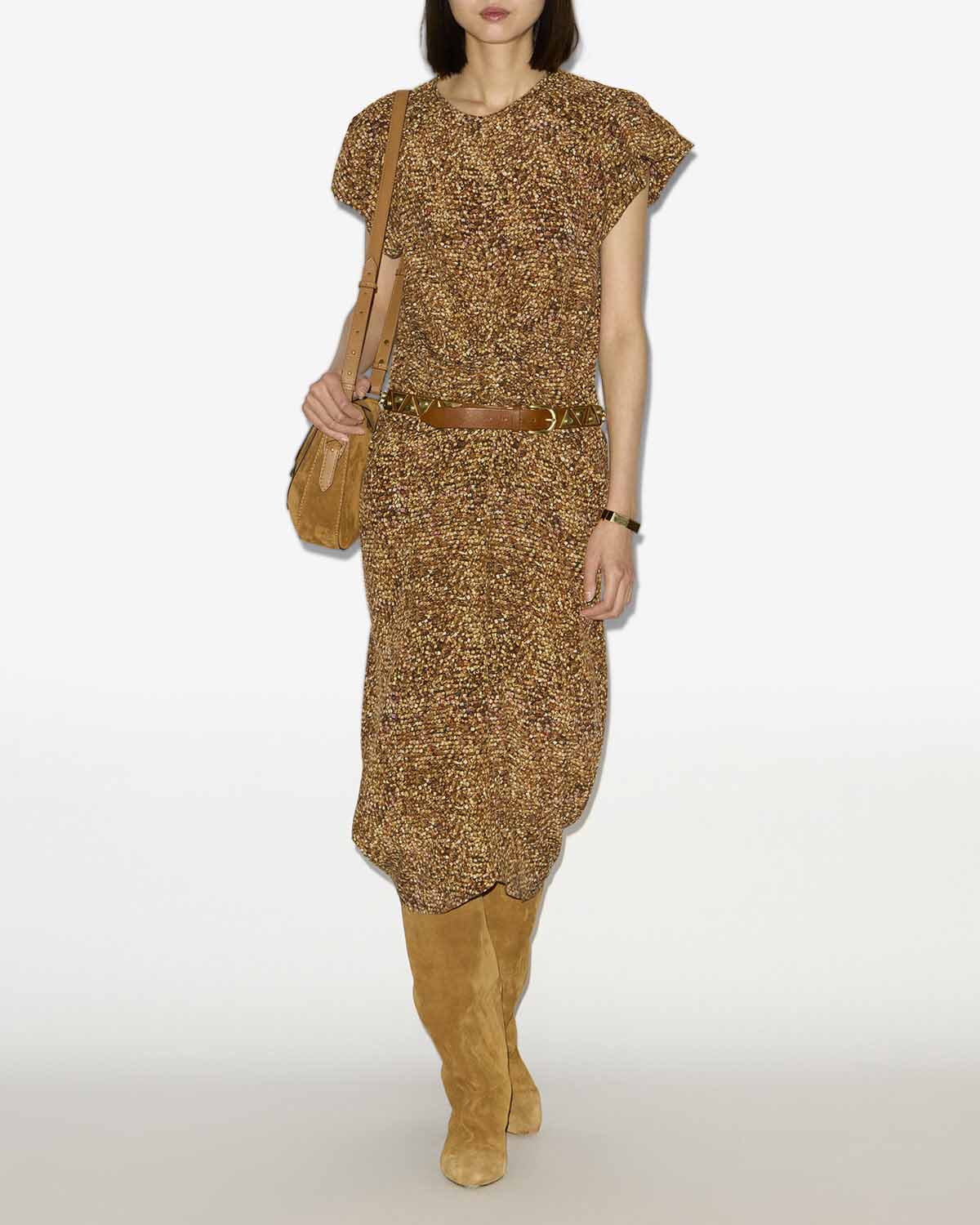 Vestido terena Woman Ochre 4