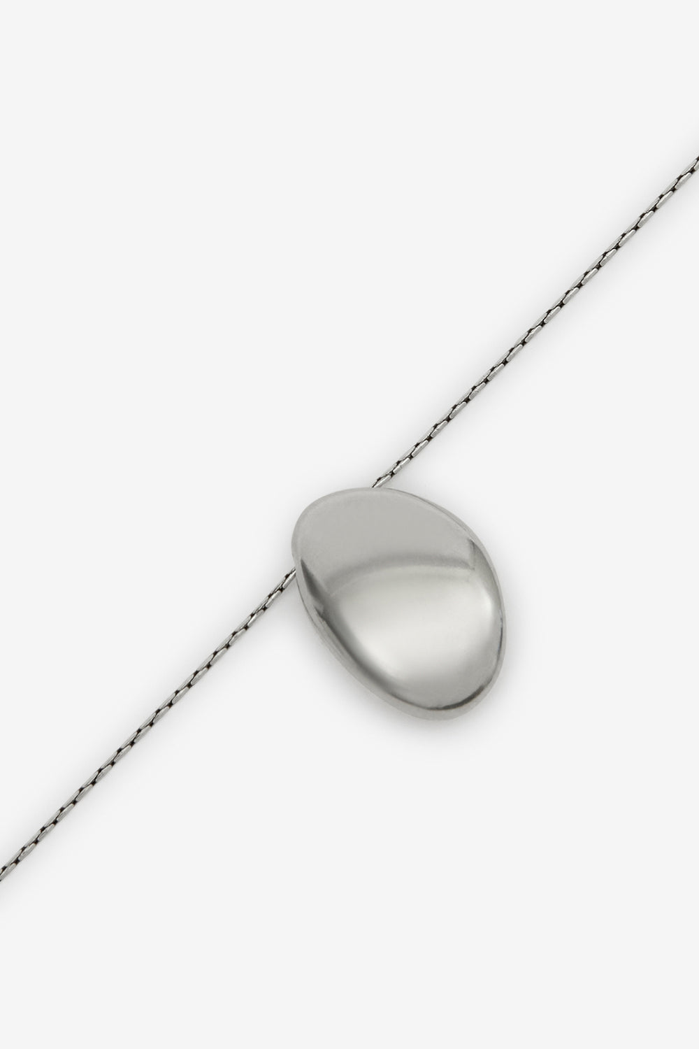 Collana lunga in corno di bufalo elliot - Ecru-silver - Man - 3