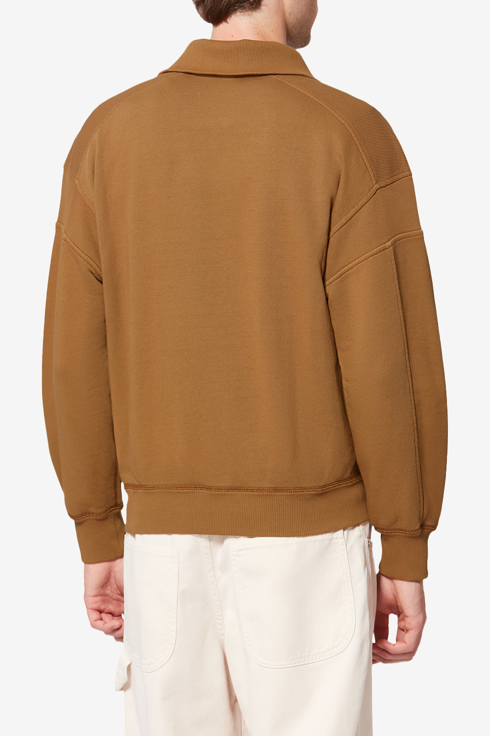Malone cotton sweatshirt - Camel - Man - 5