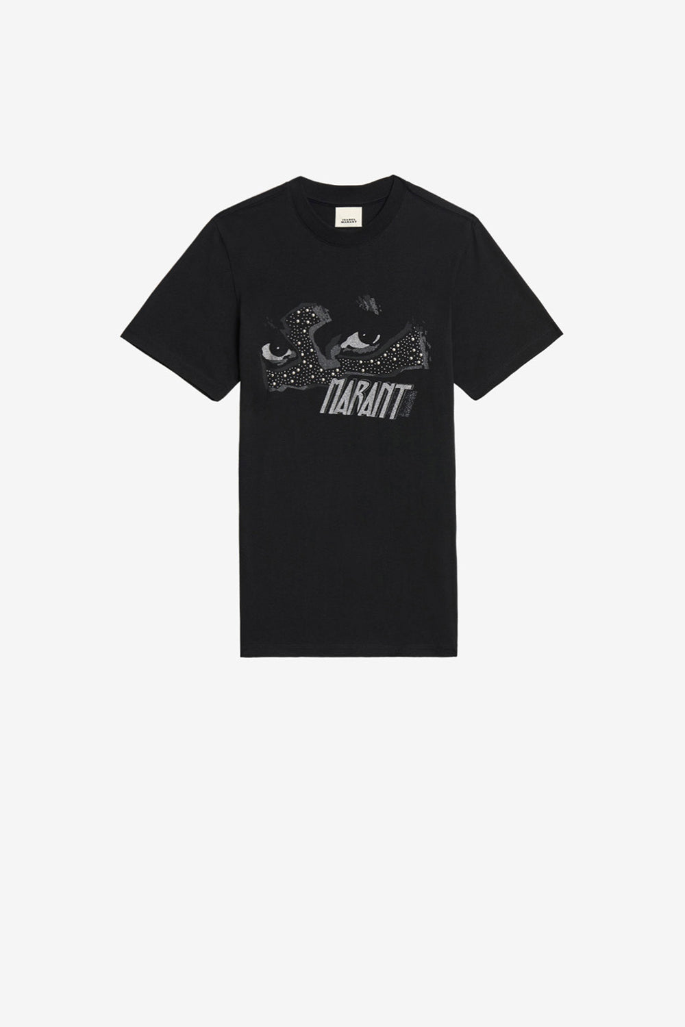 Zoeline printed t-shirt - Black - Woman - 1