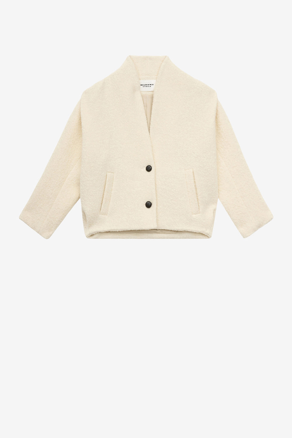 Drogo wool blend suit jacket - Ecru - Woman - 1