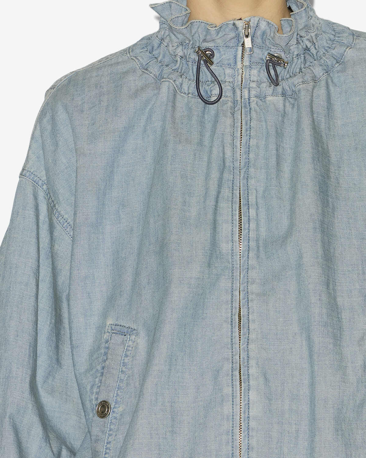 Plume jacket Woman Blue 2