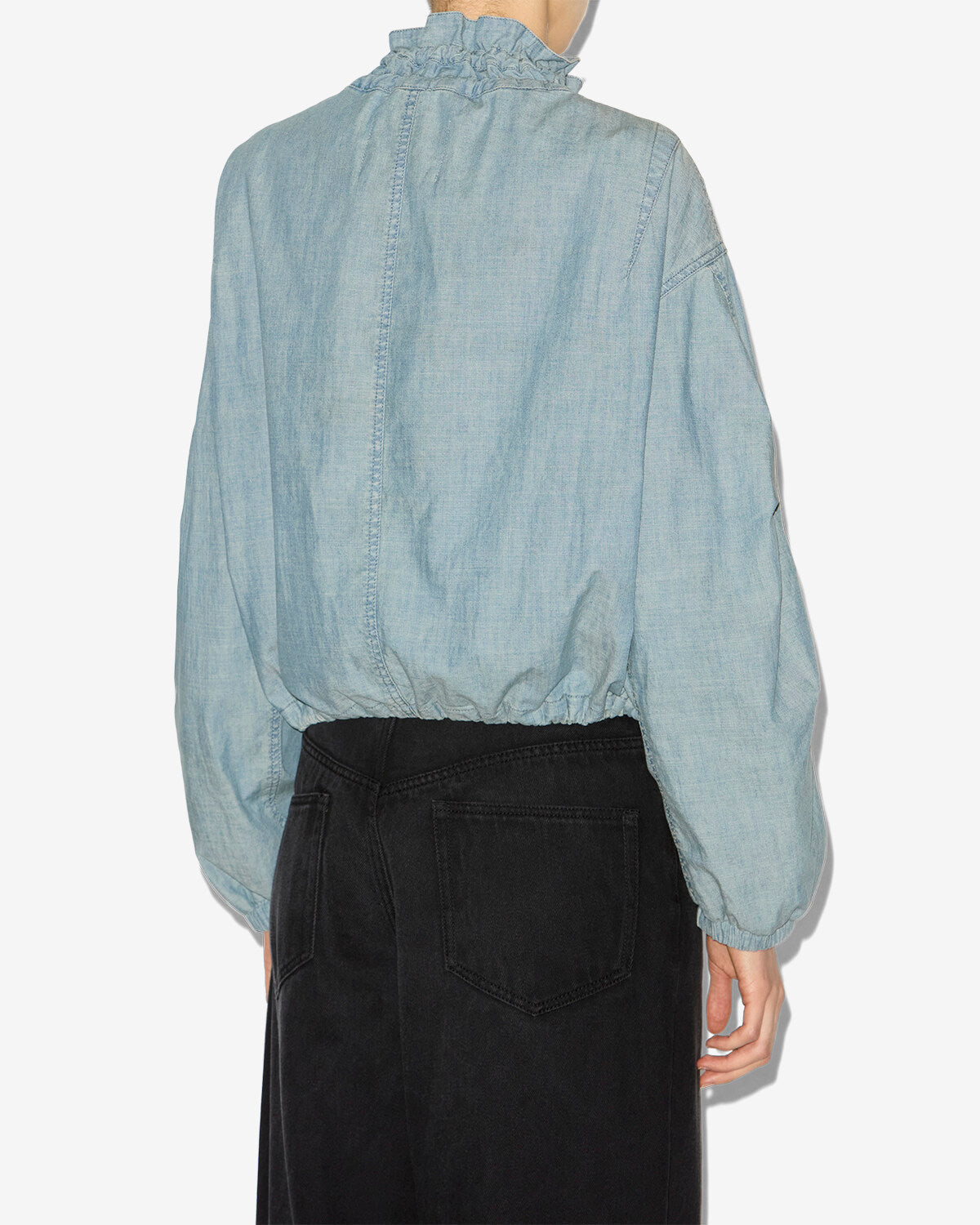Plume jacket Woman Blue 3