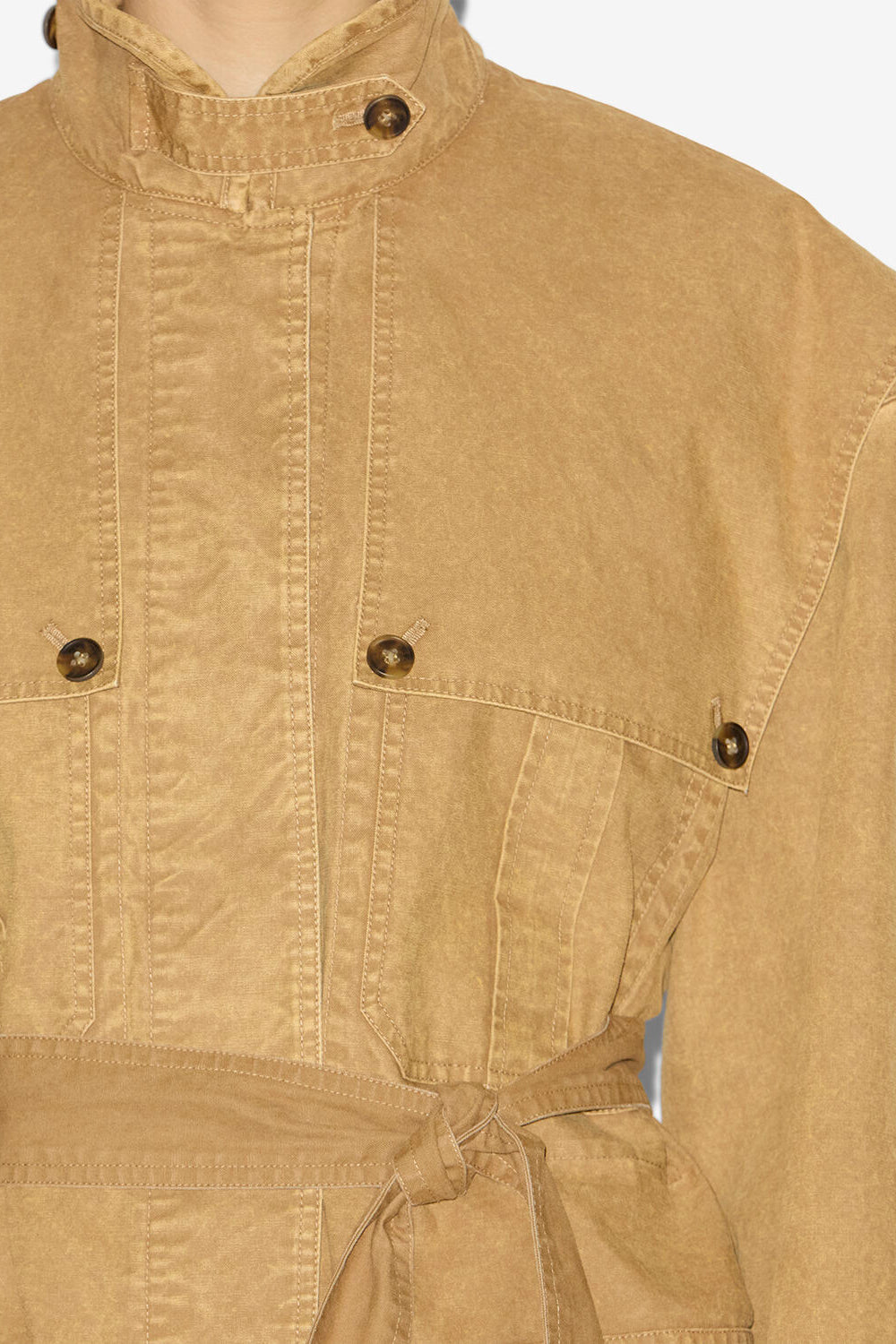 Malika cotton workwear jacket - Bronze - Woman - 3