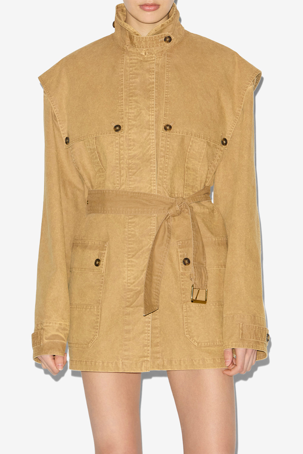 Malika cotton workwear jacket - Bronze - Woman - 2