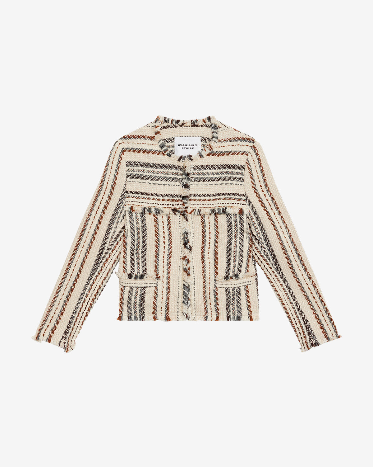 Izaria jacket Woman Ecru 1